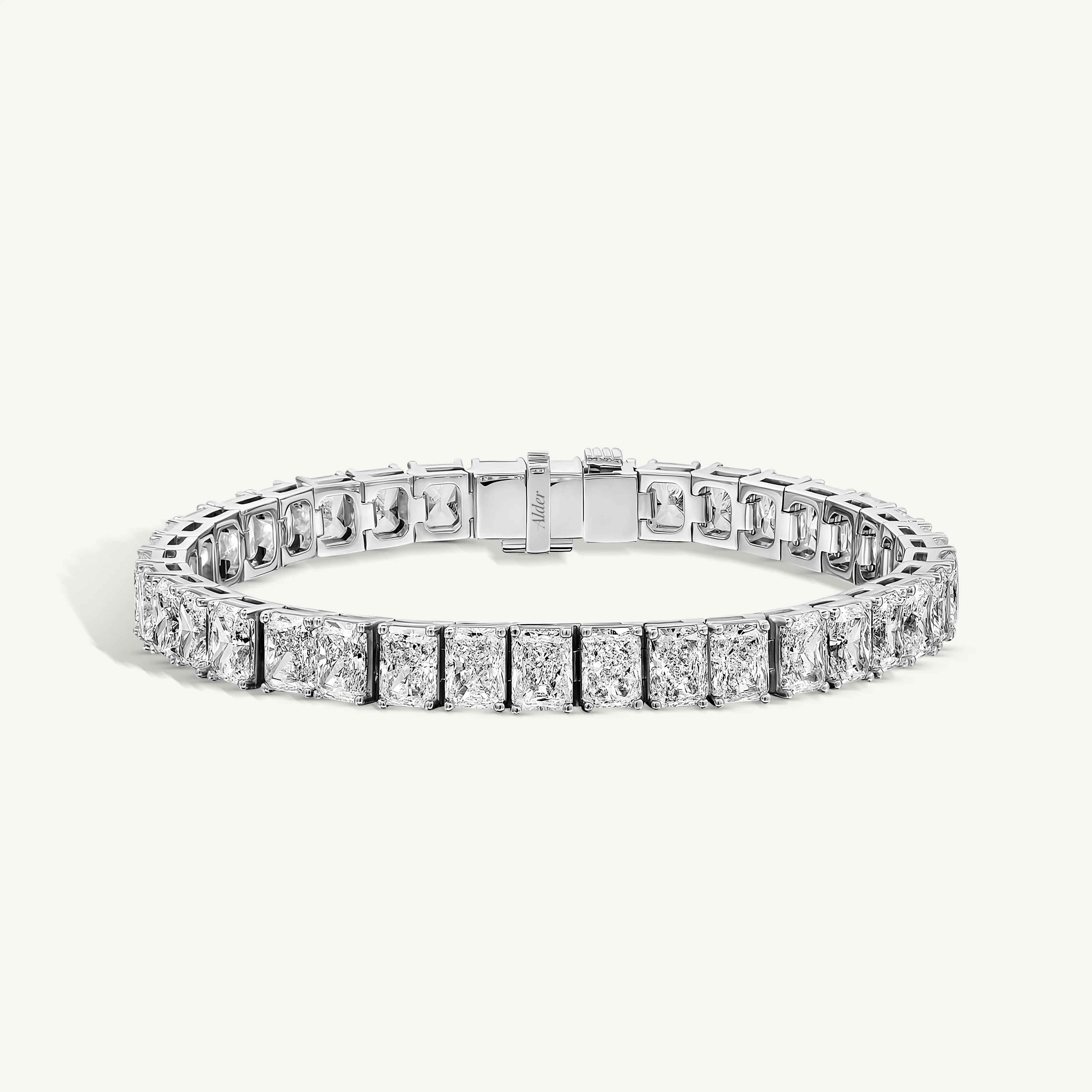 35ct Radiant Cut Diamond Tennis Bracelet