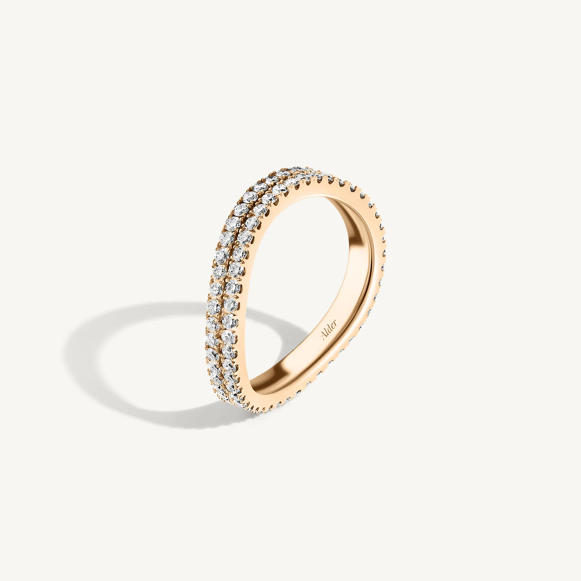 Bella Diamond Curved Ring - Image 6