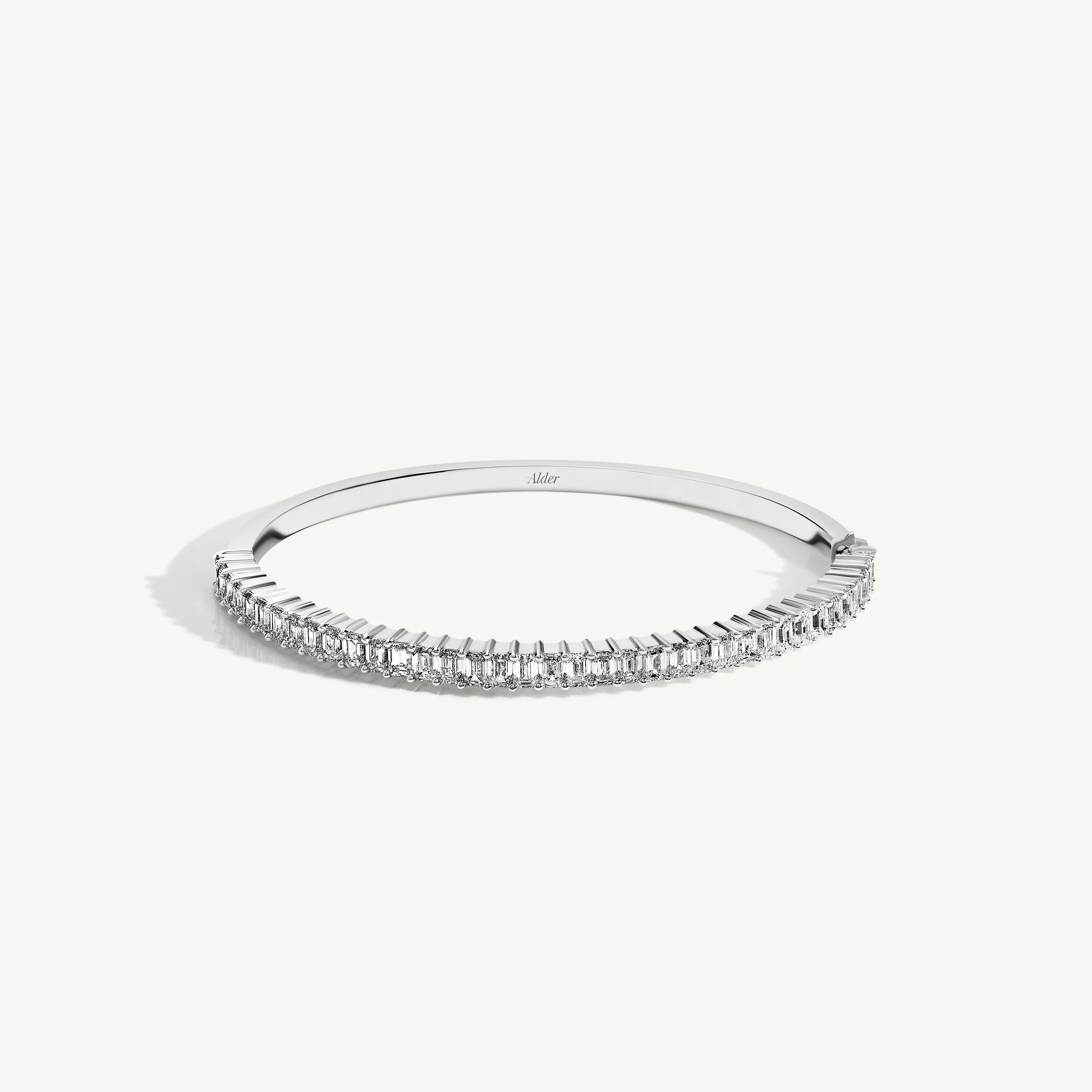 Emerald Diamond Bangle - Image 3