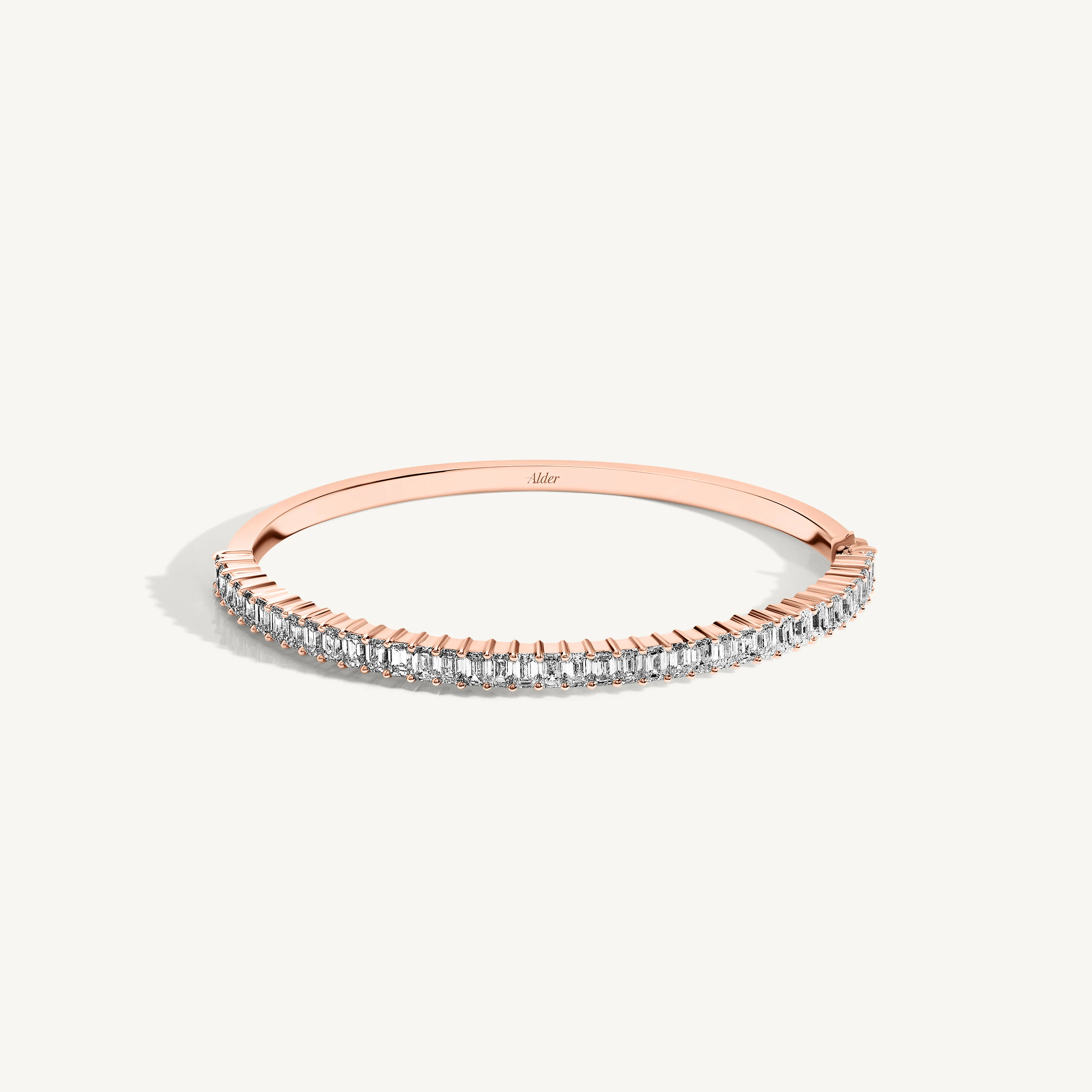 Emerald Diamond Bangle - Image 4