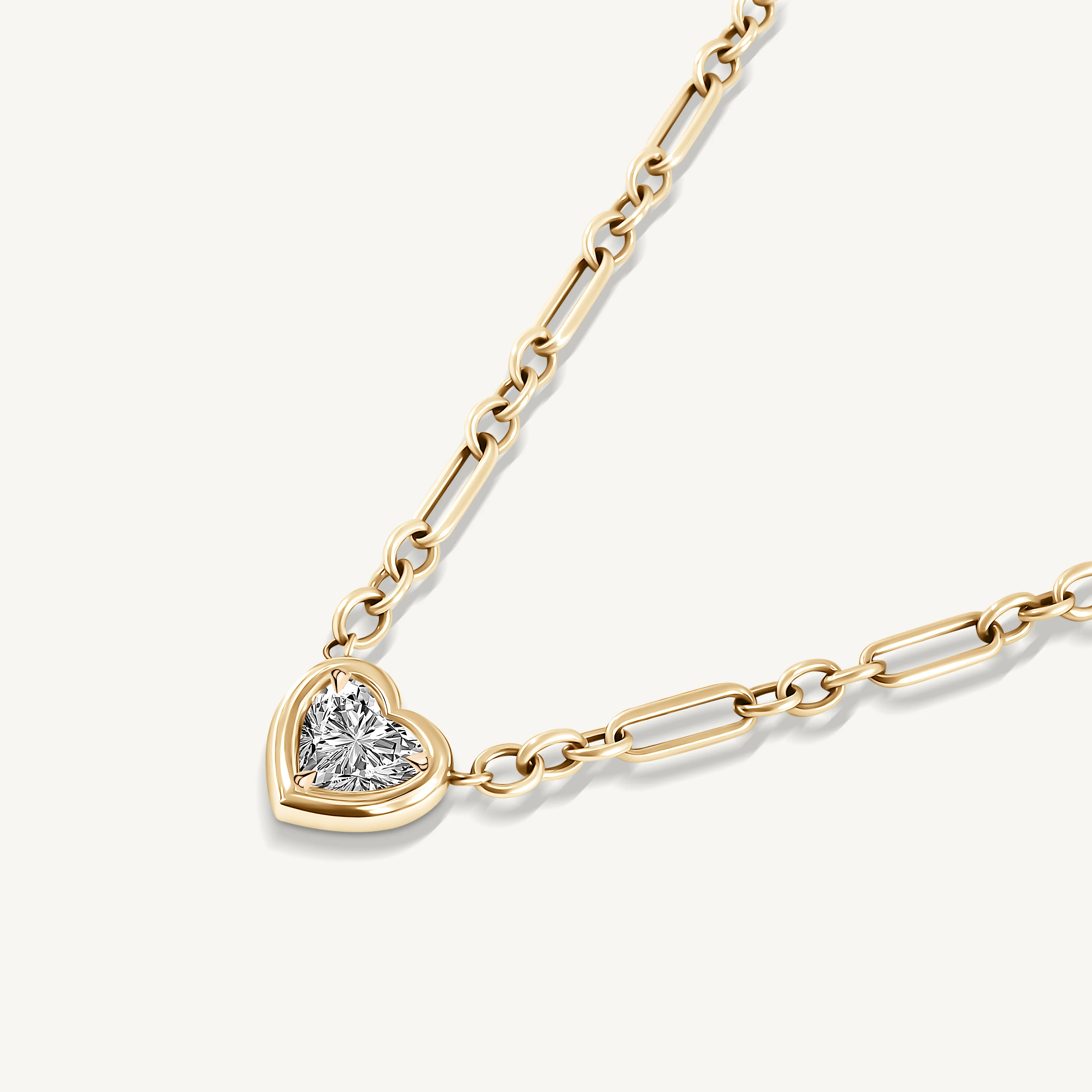 Paloma Heart Lunar Necklace - Image 3