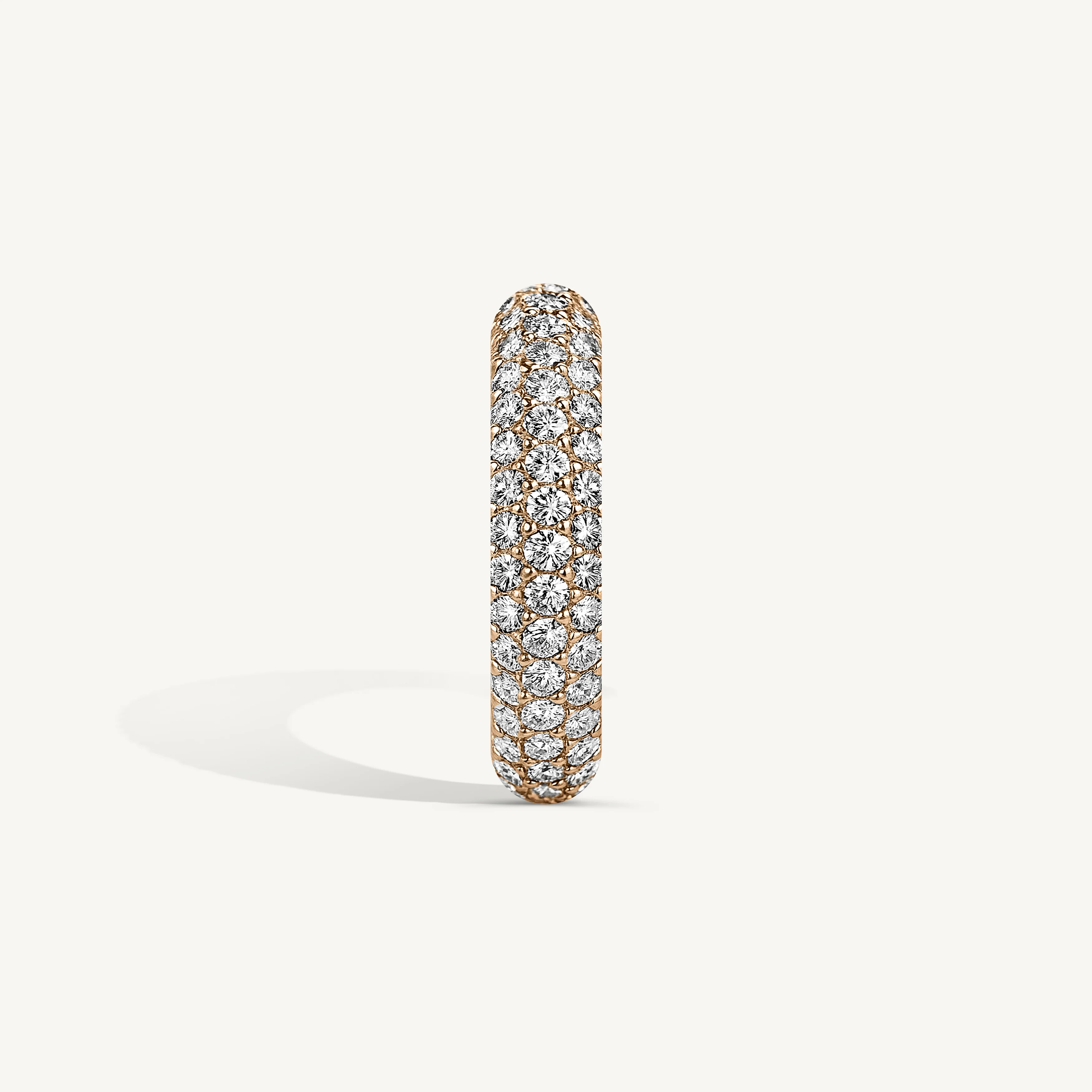 Pave Diamond Puffy Ear Cuff - Image 3