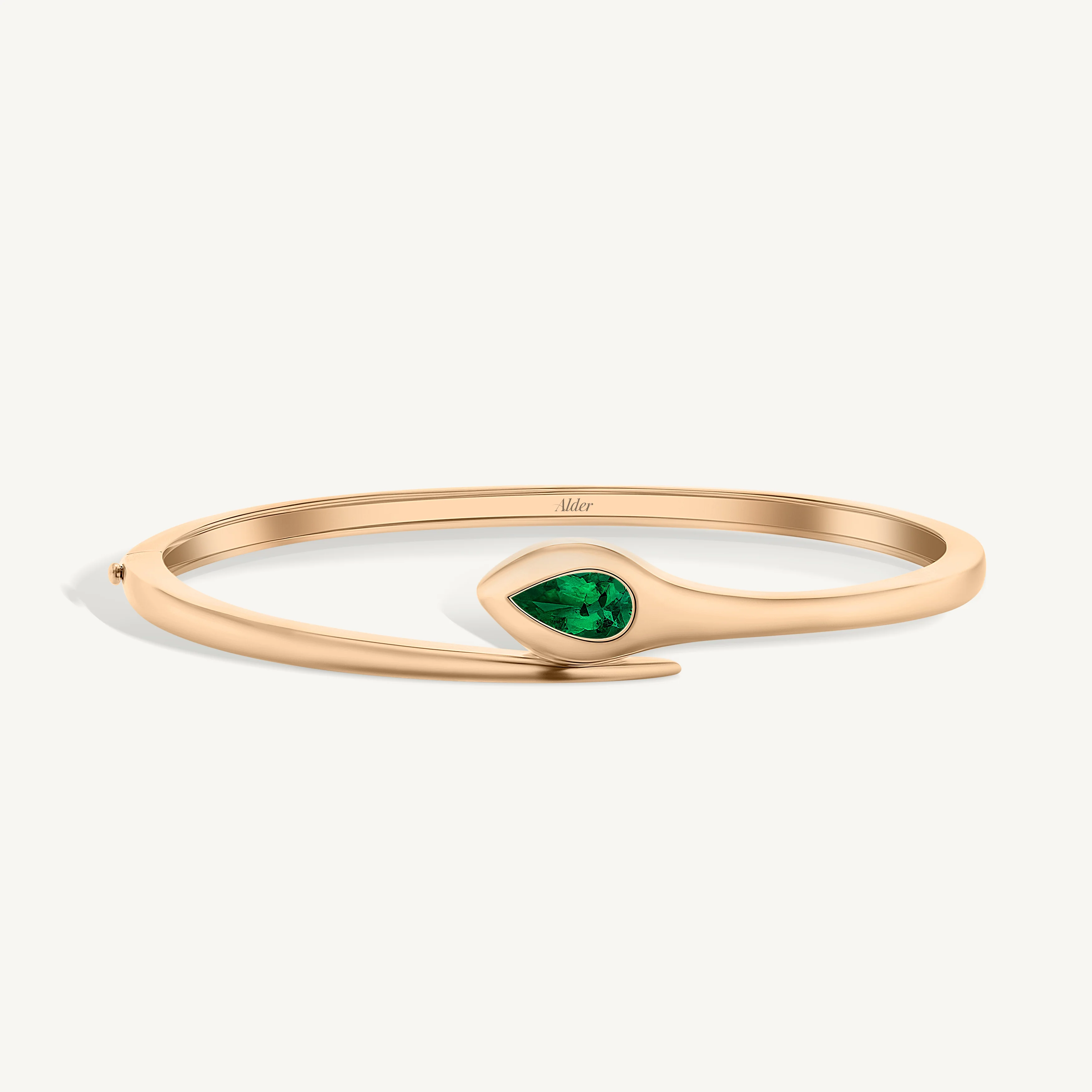 Pear Diamond Lunar Bangle - Image 3