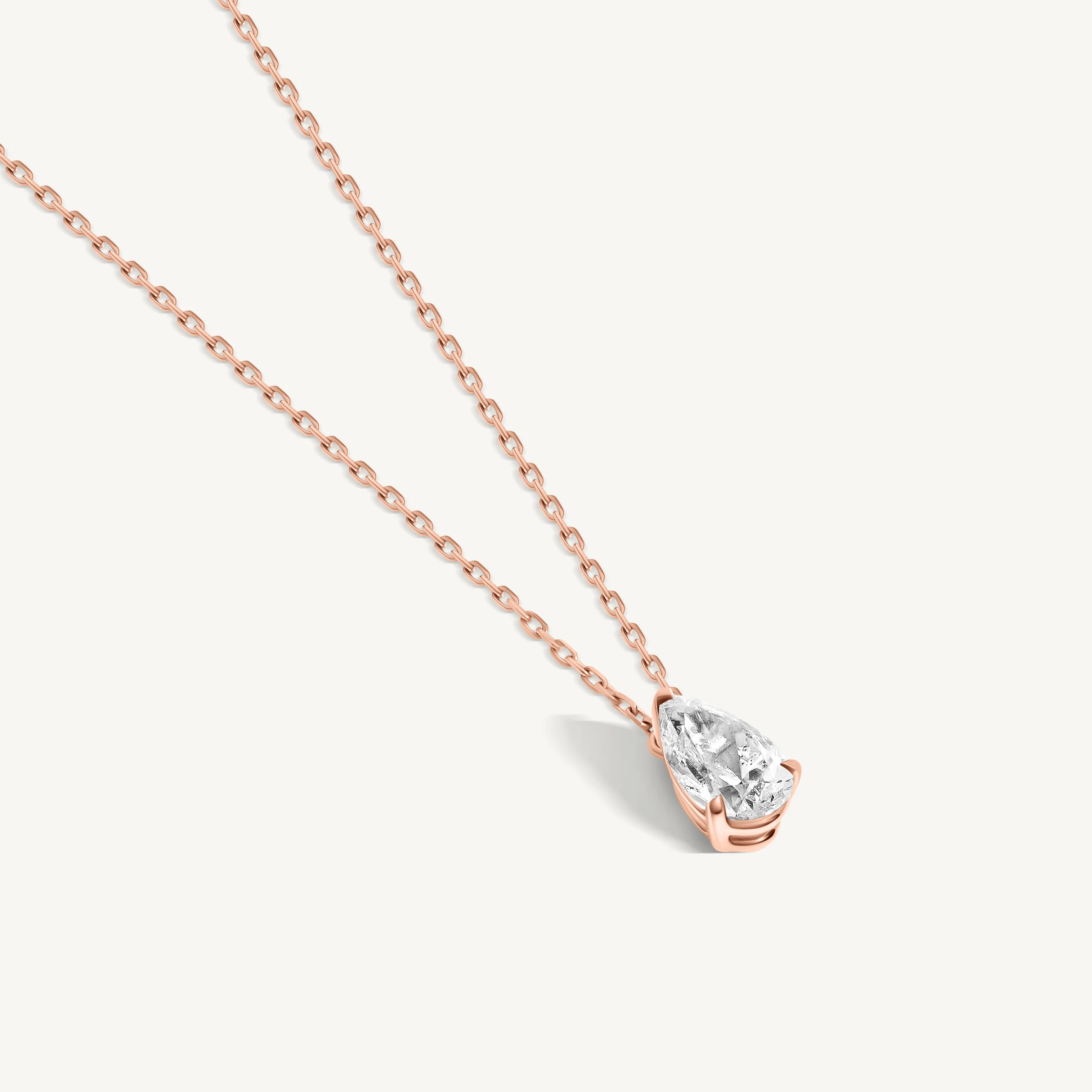 Pear Diamond Necklace - Image 4