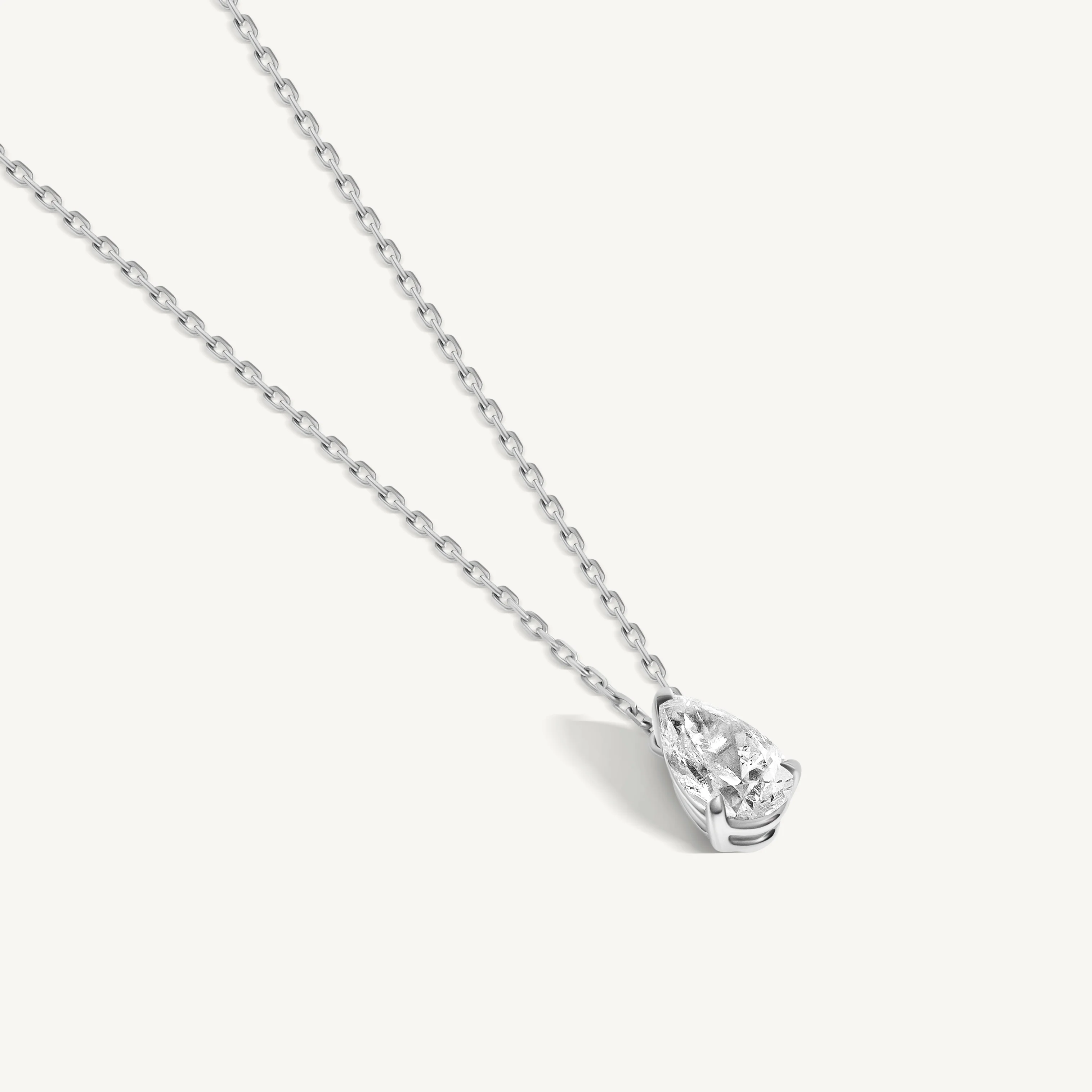 Pear Diamond Necklace - Image 5