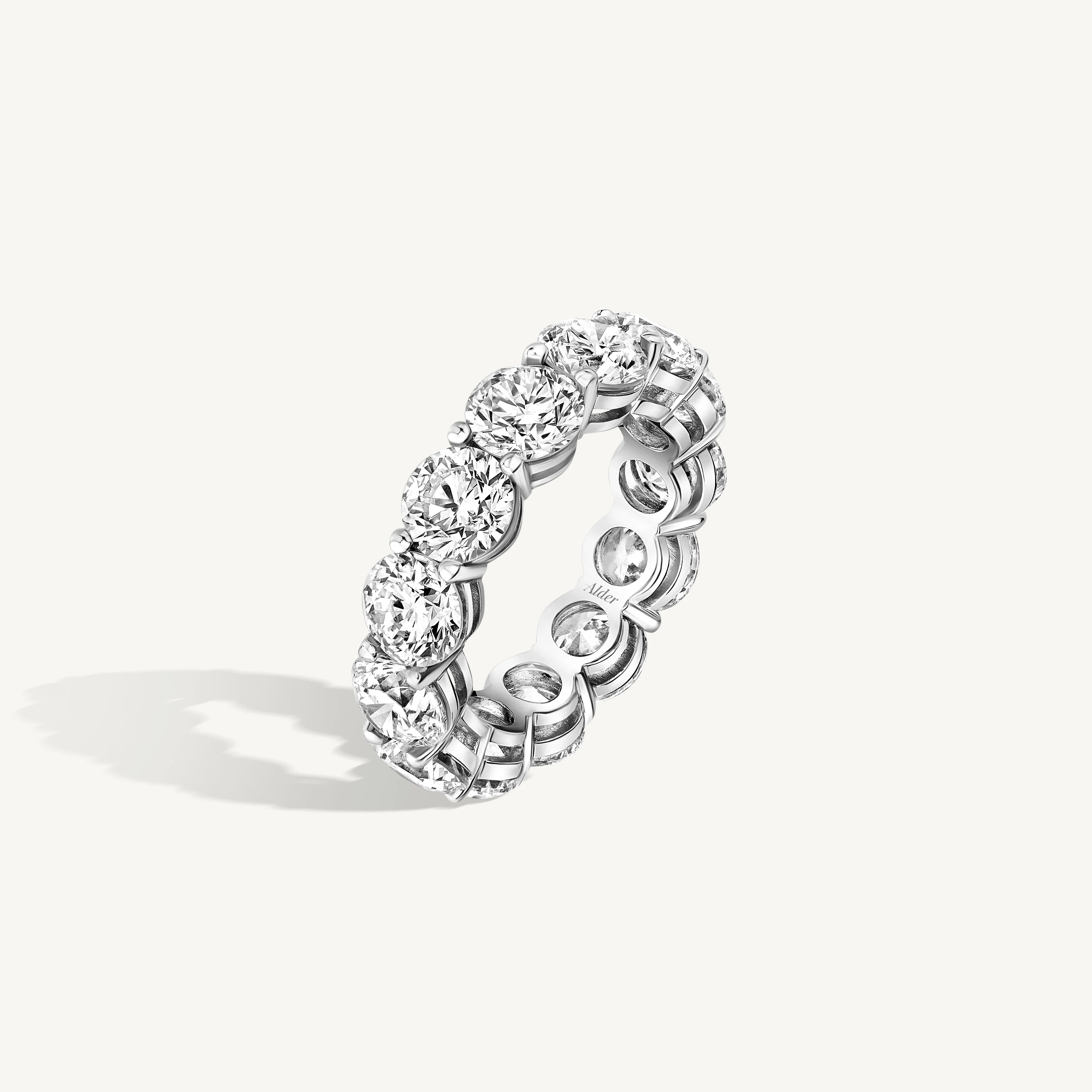 Round Diamond Eternity Band - Image 3