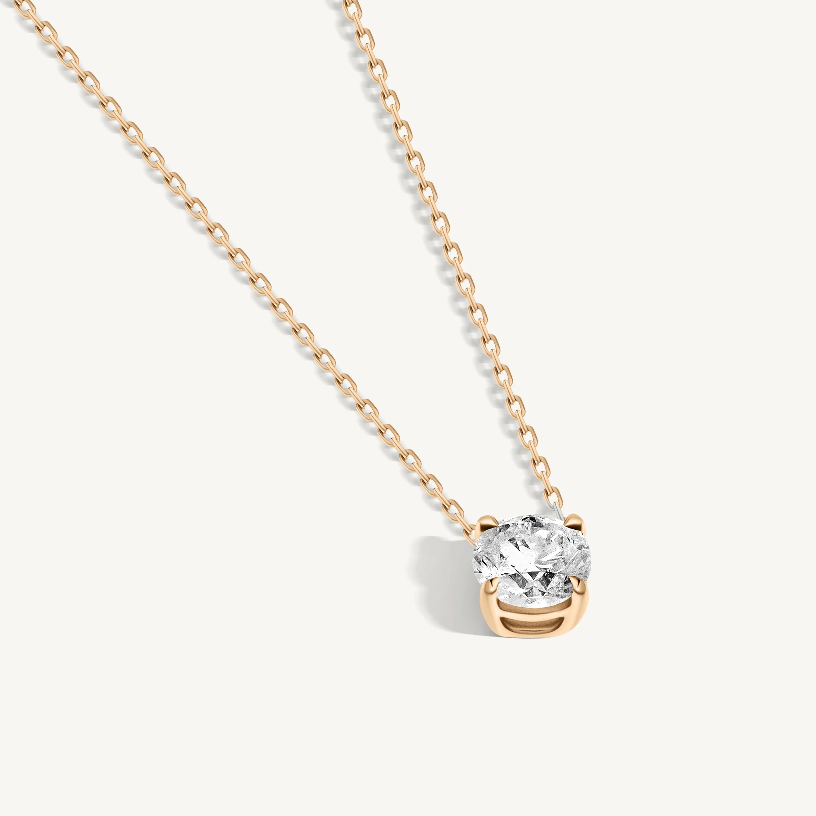 Round Diamond Necklace - Image 4