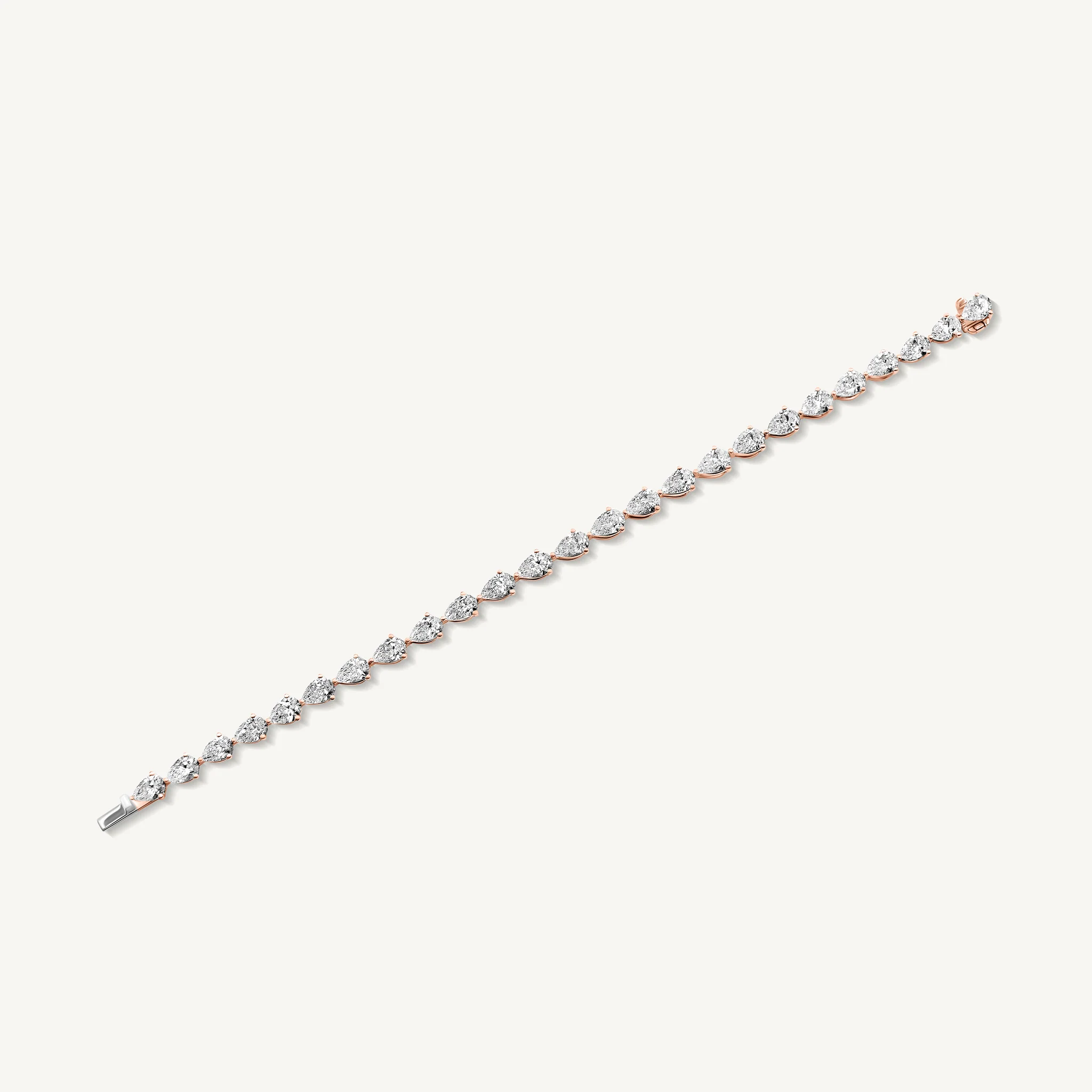 Sideways Pear Tennis Bracelet - Image 5