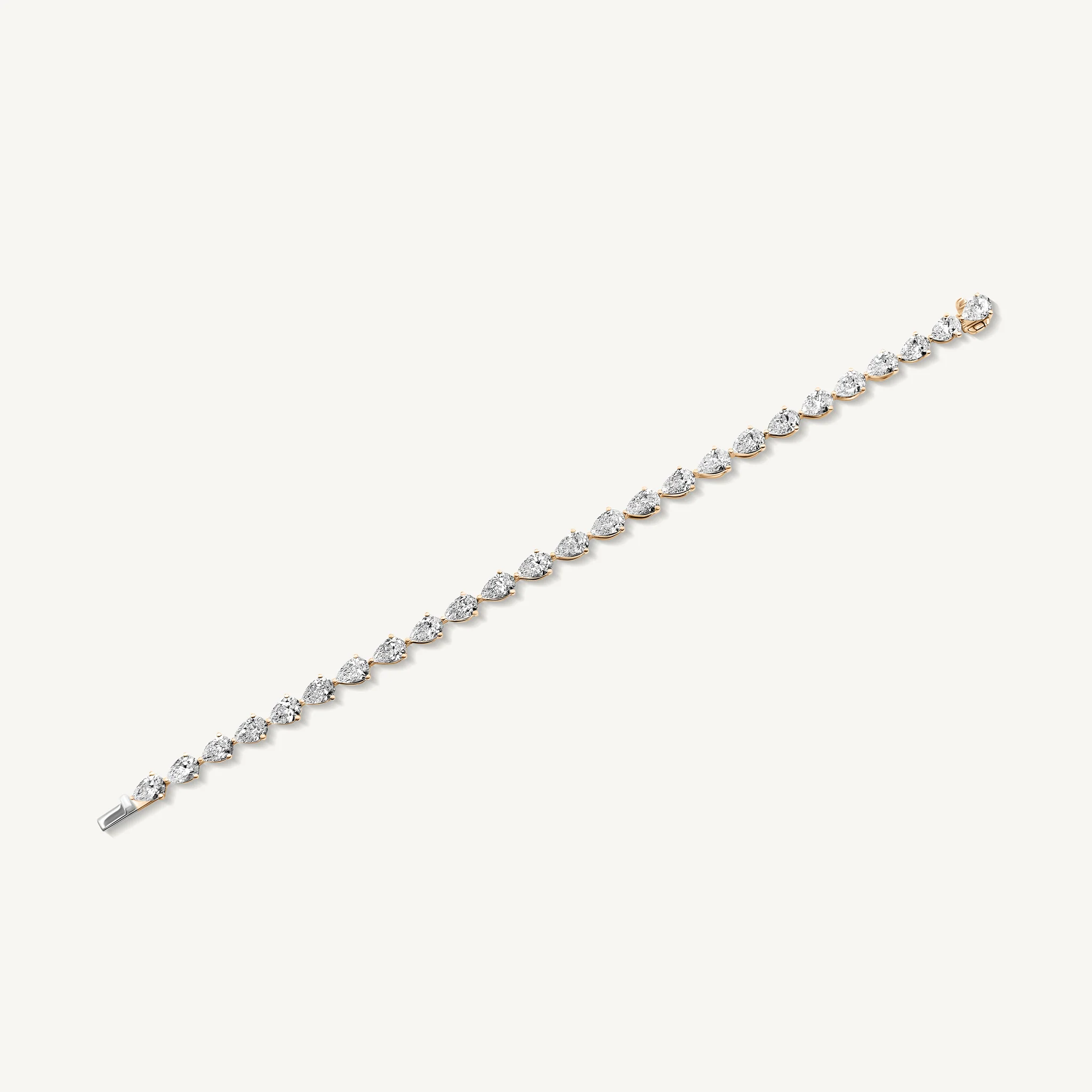 Sideways Pear Tennis Bracelet - Image 6